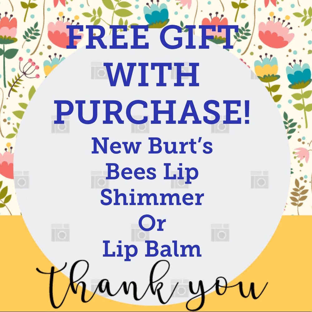 COPY - FREE BURTS BEES Product w/ purchase (Over $20)